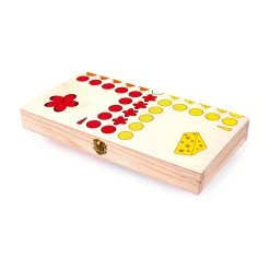 Legler 7358 Ludo "Tiere" Würfelspiel Holz -Le Toy Van Geschäft 7358 3 Ludo Tiere