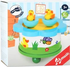 Legler 7489 Spieluhr "Ententanz" Spieldose Mit Enten Holz