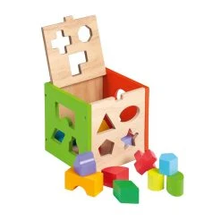Jouéco Joueco 80004 Steckbox "Shape Sorter" Holz