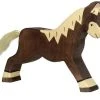 Holztiger 80034 Pferd Dunkelbraun Laufend Holztier Goki 1 Holztiger 80034 Pferd Dunkelbraun Laufend Holztier Goki -Le Toy Van Geschäft 80034 Pferd laufend