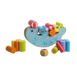 Jouéco Joueco 80094 Balancespiel "Seehund" Holz