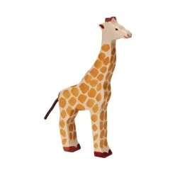 Holztiger 80154 Giraffe Groß Holzfigur Holztier Goki