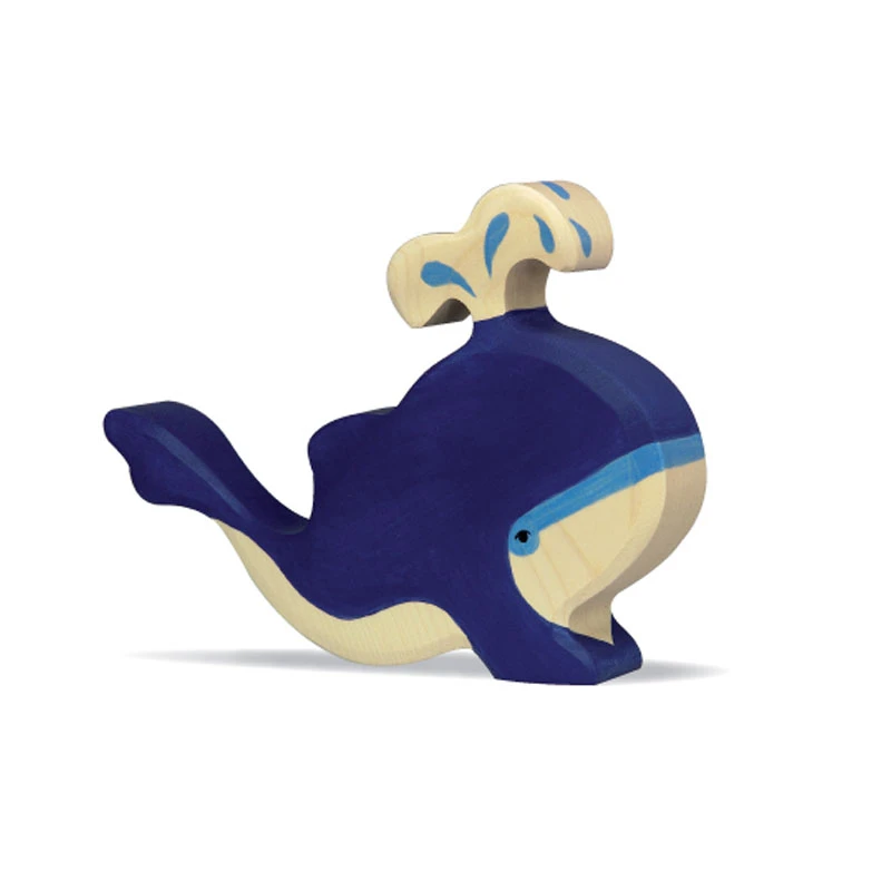 Holztiger 80195 Blauwal Mit Wasserfontäne Holztier Goki 3 Holztiger 80195 Blauwal Mit Wasserfontäne Holztier Goki