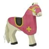 Holztiger 80248 Rotes Turnierpferd Für Ritter Holztier Goki -Le Toy Van Geschäft 80248 rotes Turnierpferd