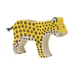 Holztiger 80566 Leopard Holzfigur Holztier Goki