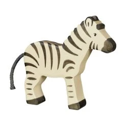 Holztiger 80568 Zebra Stehend Holzfigur Holztier Goki