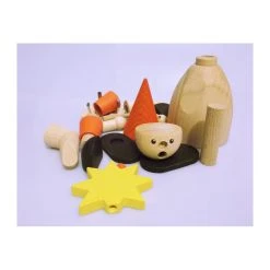 Egermann 15936 Bastel-Set "Räuchermann Wichtel Mit Stern" Rot -Le Toy Van Geschäft 806 2 3 Rauchermann Wichtel Stern rot