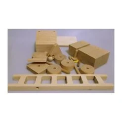 Egermann 15933 Bastel-Set "Feuerwehrauto" Holz -Le Toy Van Geschäft 813 3 Bastelset Feuerwehr