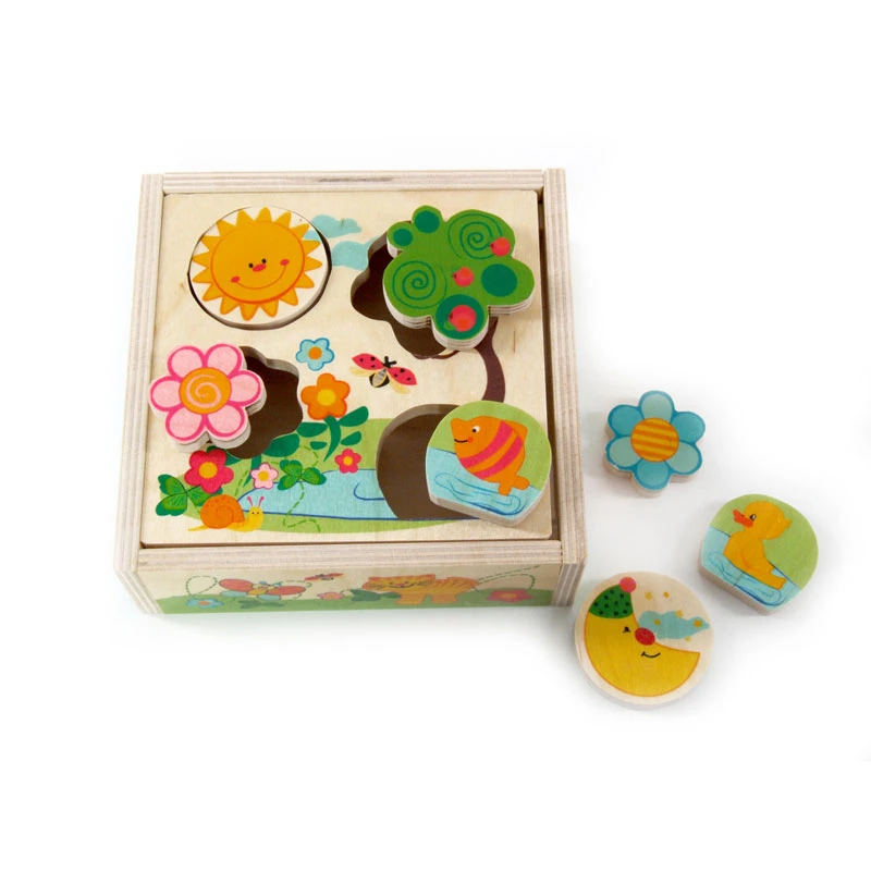 Holzspielwaren-Dresden 91115 Steckbox "Teich" 13-teilig Motorik Erzgebirge 4 Holzspielwaren-Dresden 91115 Steckbox "Teich" 13-teilig Motorik Erzgebirge – Bild 2