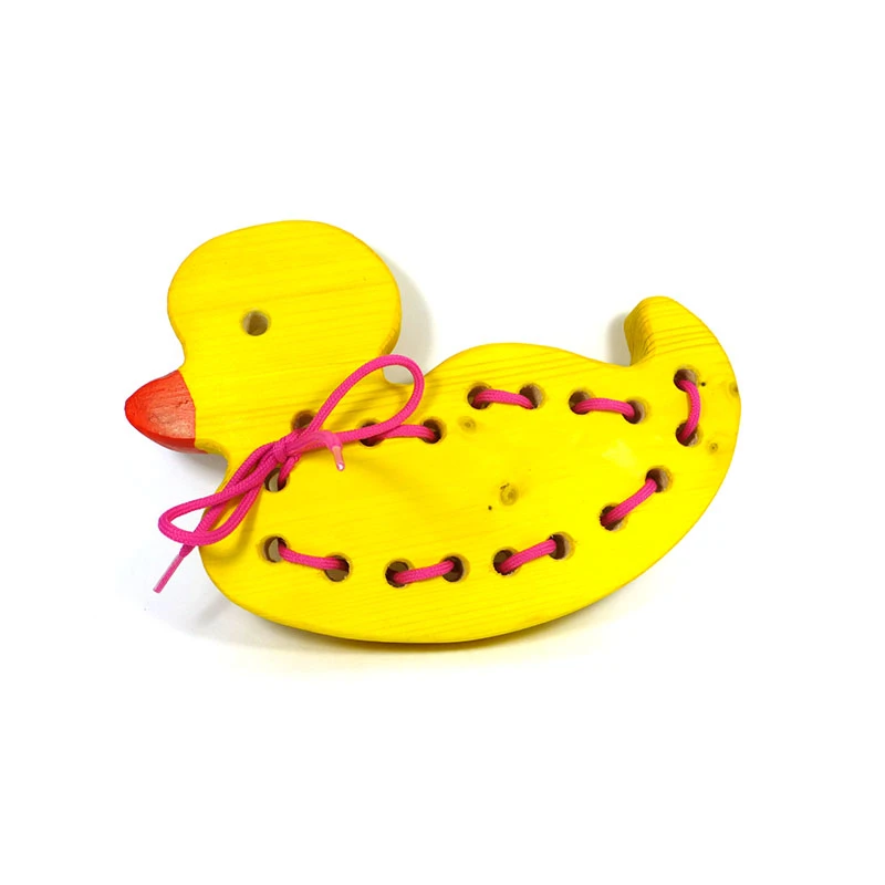 Holzspielwaren-Dresden 91142 Fädeltier "Ente" Gelb Holz 3 Holzspielwaren-Dresden 91142 Fädeltier "Ente" Gelb Holz