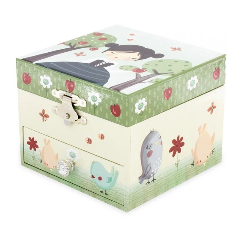 Ulysse 9538 Spieluhr Spieldose "Apfel" Mit Schmuckkästchen 4 Ulysse 9538 Spieluhr Spieldose "Apfel" Mit Schmuckkästchen – Bild 2