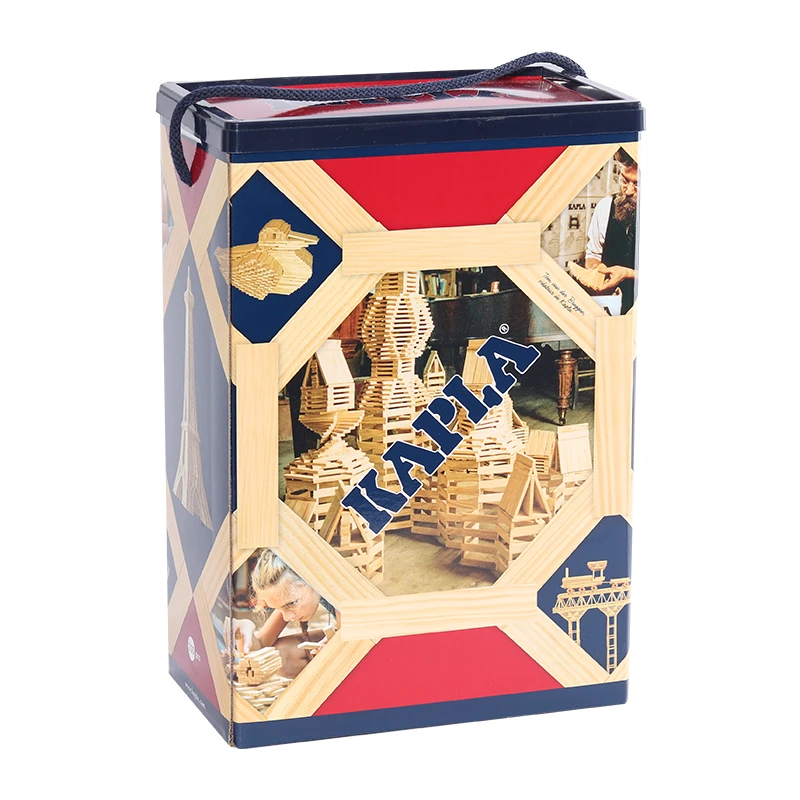 KAPLA-Holzplättchen 200er Box Pinienholz Baukasten Holzbausteine 3 KAPLA-Holzplättchen 200er Box Pinienholz Baukasten Holzbausteine