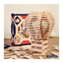 KAPLA-Holzplättchen 200er Box Pinienholz Baukasten Holzbausteine 10 KAPLA-Holzplättchen 200er Box Pinienholz Baukasten Holzbausteine -Le Toy Van Geschäft BA 4