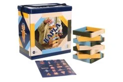 KAPLA-Holzplättchen 120er Box Natur, Hellblau, Gelb, Grün Pinienholz Baukasten Holzbausteine -Le Toy Van Geschäft BA120BJV 2 120er Box natur hellblau gelb grun