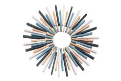 KAPLA-Holzplättchen 200er WinterBox Natur, Hellblau, Weiss, Dunkelblau Pinienholz Baukasten Holzbaus -Le Toy Van Geschäft BAS1 4 200er WinterBox