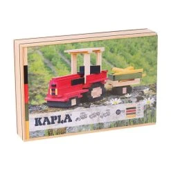 KAPLA-Holzplättchen Motivbaukasten "Traktor" 155er Kasten Pinienholz Bausteine 9 KAPLA-Holzplättchen Motivbaukasten "Traktor" 155er Kasten Pinienholz Bausteine -Le Toy Van Geschäft COF2DE 4 Traktor