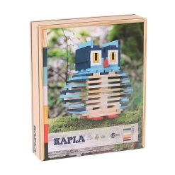 KAPLA-Holzplättchen Motivbaukasten "Eule" 120er Kasten Pinienholz Bausteine -Le Toy Van Geschäft COF3DE 3 Eule