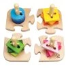 Hape E0411 Kreatives Steckpuzzle Steckbrett Motorikspiel Holz -Le Toy Van Geschäft E0411