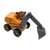 Hape E0486 Flitzer Fahrzeug "Bagger" Orange Holz -Le Toy Van Geschäft E0486 Flitzer Fahrzeug Bagger orange