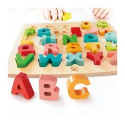 Hape E1551 Puzzle Mit Großbuchstaben Holz