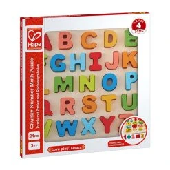 Hape E1551 Puzzle Mit Großbuchstaben Holz -Le Toy Van Geschäft E1551 3 Puzzle mit Grossbuchstaben