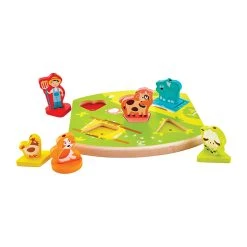 Hape E1614 Bauernhof-Geräusche-Puzzle Holz