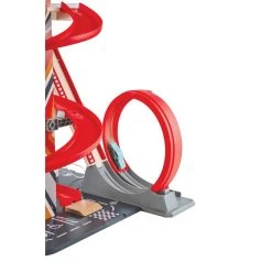 Hape E3019 Stunt Fahrbahn Mit Ladestation Passend Für Viele Diecast Modelle -Le Toy Van Geschäft E3019 4 Stunt Fahrbahn mit Ladestation