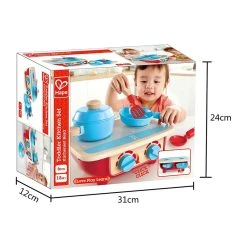 Hape E3170 Küchenset "Herd" Für Kinderküche -Le Toy Van Geschäft E3170 3 Kuchenset Herd