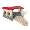 Hape E3704 Großer Lokschuppen Für Holzeisenbahn -Le Toy Van Geschäft E3704 Lokschuppen