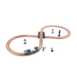 Hape E3729 Passagier Zug Sicherheits-Set, Achtförmig Für Holzeisenbahn