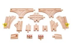 Hape E3733 Schienen-Erweiterungs Set Für Holzeisenbahn