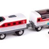 Hape E3774 Intercity Zugset Batteriebetrieben Für Holzeisenbahn
