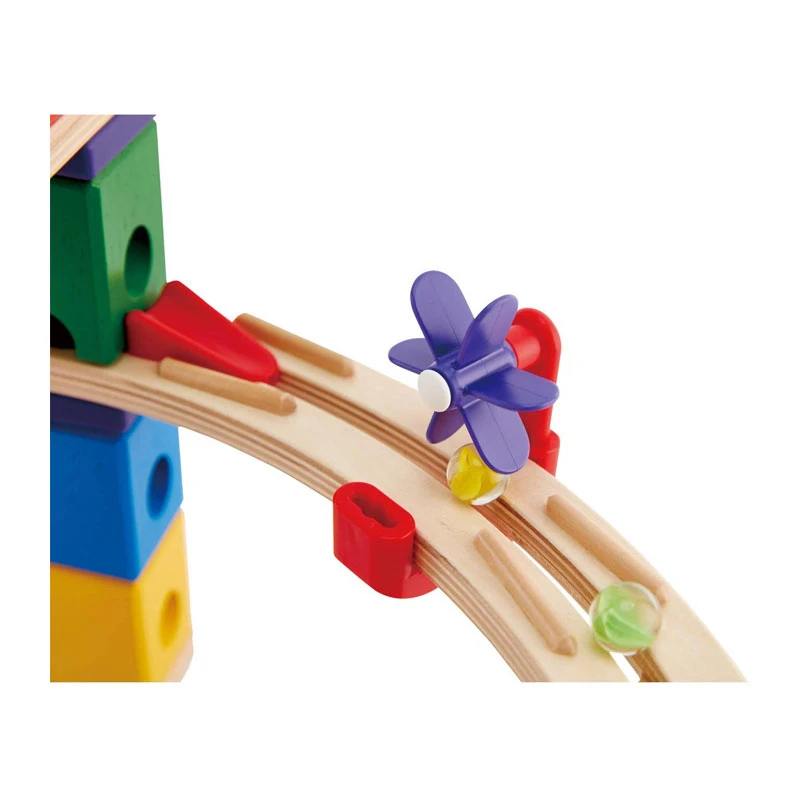 Hape E6021 Quadrilla "Endspurt" Murmelbahn 4 Hape E6021 Quadrilla "Endspurt" Murmelbahn – Bild 2