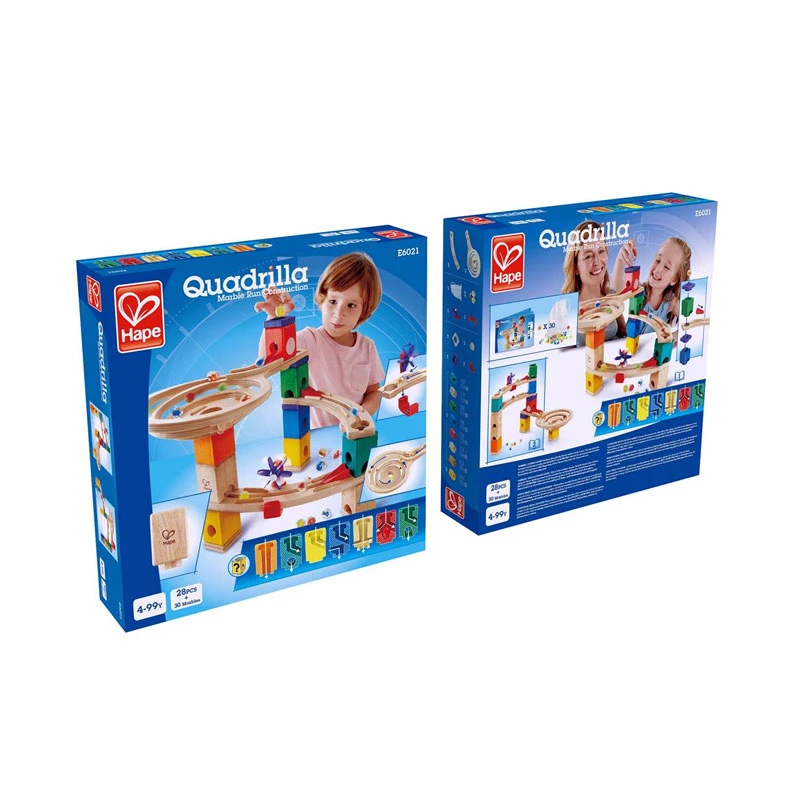 Hape E6021 Quadrilla "Endspurt" Murmelbahn 5 Hape E6021 Quadrilla "Endspurt" Murmelbahn – Bild 3