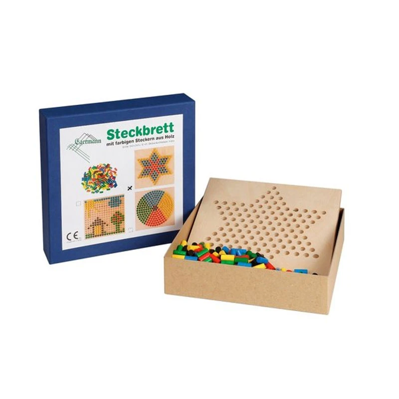 Egermann 2198 Steckspiel "großer Stern" Mit 130 Bunten Steckern Holz Erzgebirge 3 Egermann 2198 Steckspiel "großer Stern" Mit 130 Bunten Steckern Holz Erzgebirge