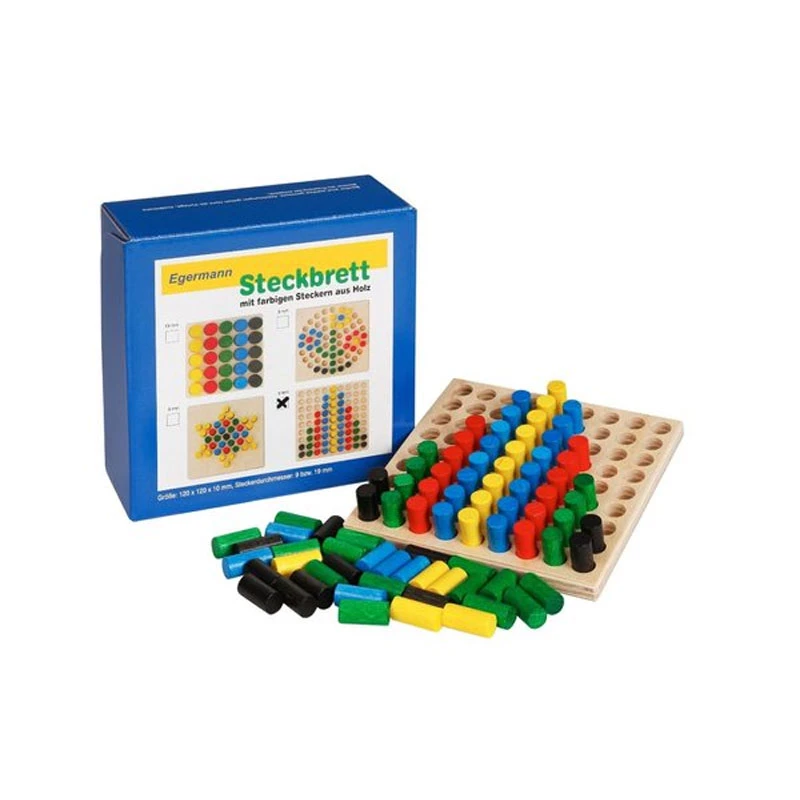 Egermann 2086 Steckspiel Steckbrett "Reihe" 90 Stecker Holz Erzgebirge 3 Egermann 2086 Steckspiel Steckbrett "Reihe" 90 Stecker Holz Erzgebirge