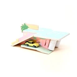 Norev G43000 Tankstelle "Palm Springs" Aus Holz Maßstab 1:43 -Le Toy Van Geschäft G43000 3 Tankstelle