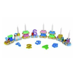 Goki GK106 Bunter Geburtstagszug 55 Cm Lang Holz