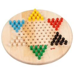 Goki HS054 Halmaspiel 29cm Durchmesser Gesellschaftsspiel Holz