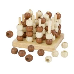 Goki HS058 TIC TAC TOE 3D - 4 Gewinnt Holz
