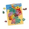 Janod J05477 Magnetische Landkarte "Deutschland" Holz -Le Toy Van Geschäft J05477 Landkarte Deutschland