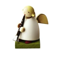 Günter Reichel N.405.2.0 "Big Band" Schutzengel Mit Klarinette Erzgebirge