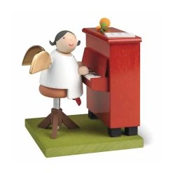 Günter Reichel N.405.7.0 "Big Band" Schutzengel Am Klavier Erzgebirge