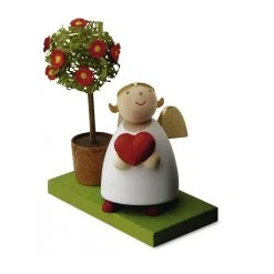 Günter Reichel N.419.1.0 Schutzengel Mit Herz Und Bäumchen