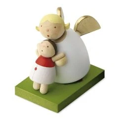 Günter Reichel N.429.1.0 Schutzengel Mit Püppchen Erzgebirge