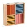 KAPLA-Holzplättchen 100er Box Octocolor Bunt Pinienholz Baukasten Holzbausteine -Le Toy Van Geschäft OCT 1