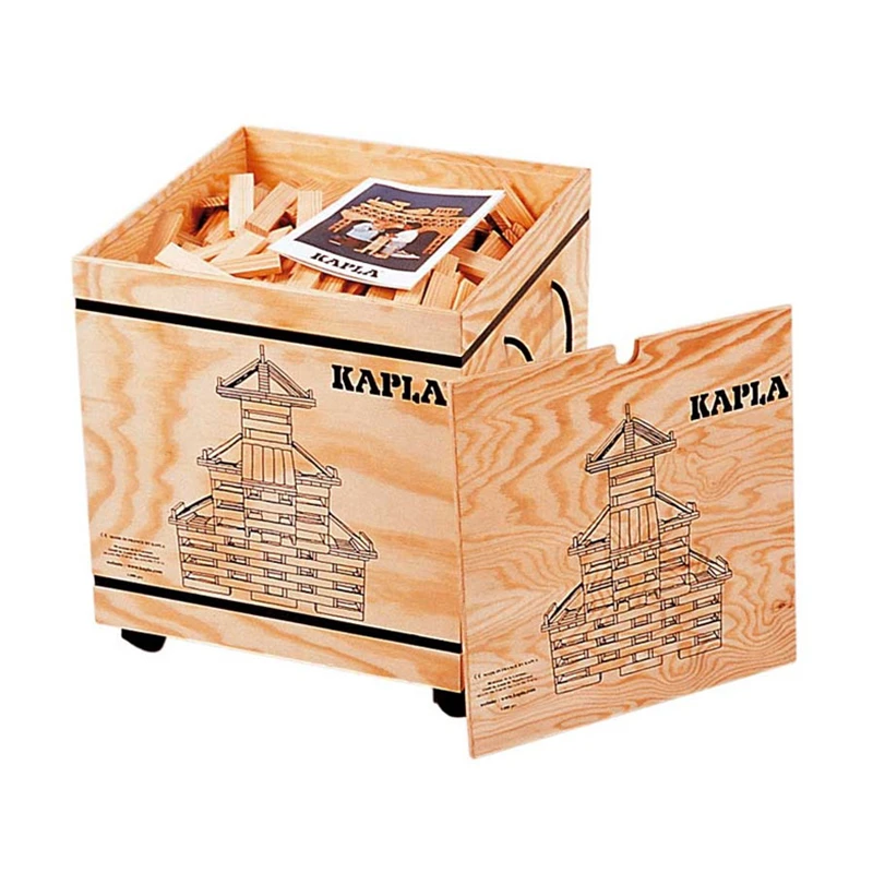 KAPLA-Holzplättchen 1000er Kasten Pinienholz Bausteine 3 KAPLA-Holzplättchen 1000er Kasten Pinienholz Bausteine