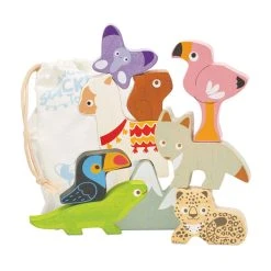 Le Toy Van PL113 Stapelspiel "Anden Tiere" Holz