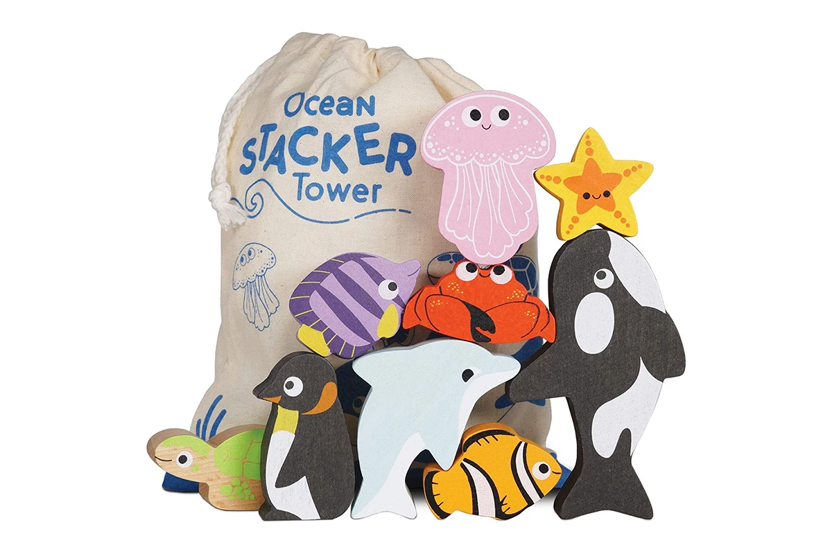 Le Toy Van PL139 Stapelspiel "Ocean Stacker" Holz 5 Le Toy Van PL139 Stapelspiel "Ocean Stacker" Holz – Bild 3