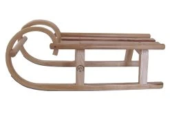 Erzgebirge ST-01-001 Hörnerschlitten Schlitten Holz 60 Cm Handarbeit Aus Dem Erzgebirge